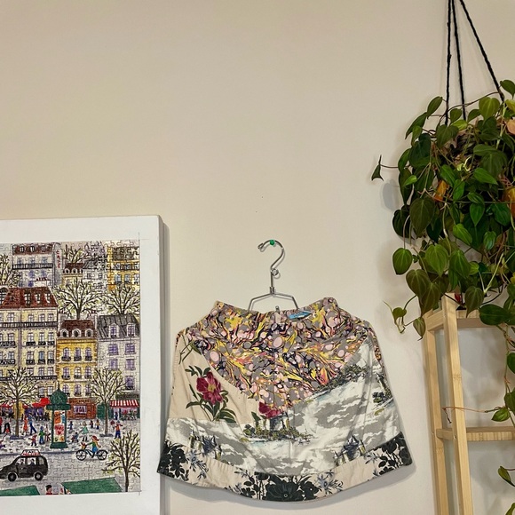 Anthropologie Leifnotes Flora Fortress Skirt size 0 - Picture 5 of 9